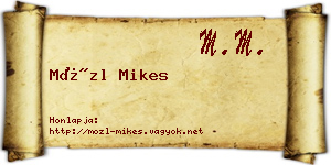 Mözl Mikes névjegykártya